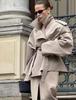European-American Style Women's Casual Tie-Waist Trench Coat