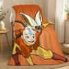 Avatar The Last Airbender Cartoon Throw 240g flannel blanket, suitable for sofas, beds, offices,  exquisite gift blankets
