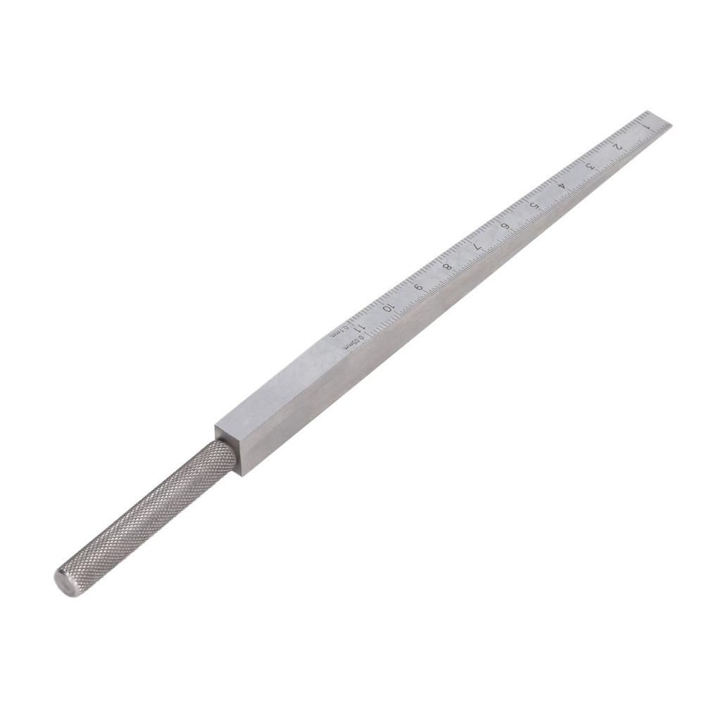Stainless Steel Gap Feeler Double Scale Hole Measure Tool Feeler Gauge Gap Measurement