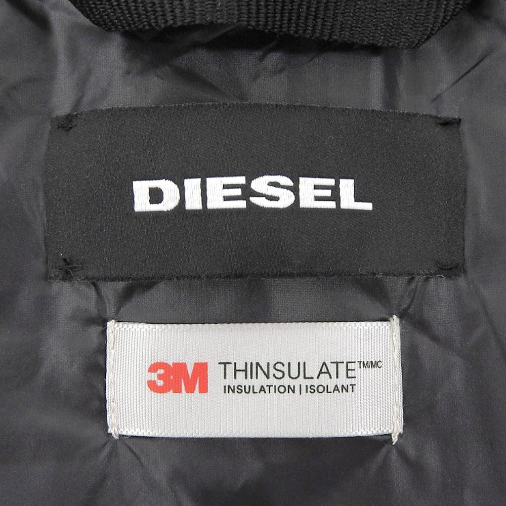 Diesel DIESEL 3M THINSULATE Нейлоновое стеганое пальто с капюшоном для женщин, Черный, M пальто M черныйБ/у