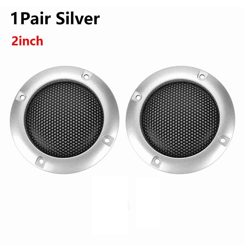 2Pcs Plastic Speaker Protective Grill Decorative Speaker Mesh Circle Speaker Protective Accessory