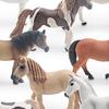 ПВХ Симуляция Лошадь Фигурка Миниатюрный Пони Жеребец Кобыла Скульптура Обучающая Игрушка Модель Сельскохозяйственного Животного Украшение