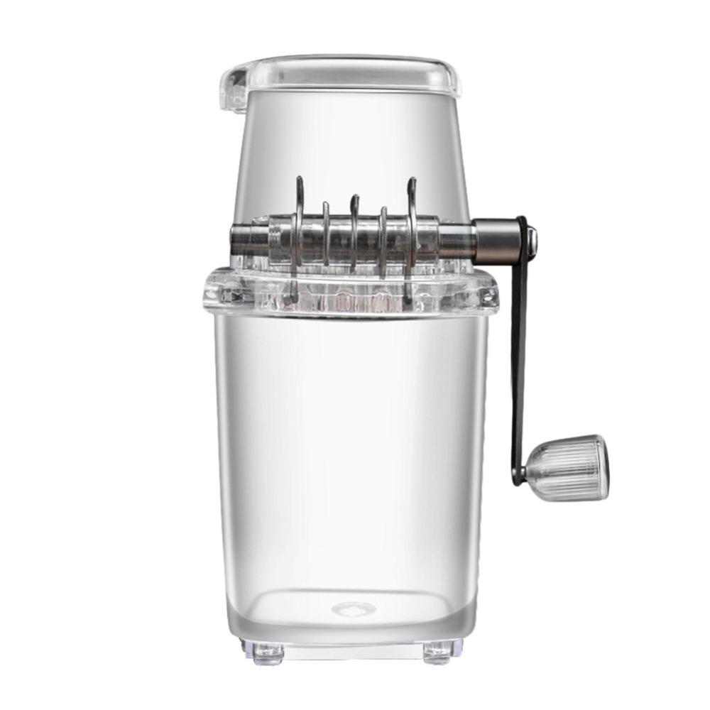 Mini Manual Ice Crusher Hand-cranked Breaking Ice Machine Smoothie Maker Ice Shaver  Summer