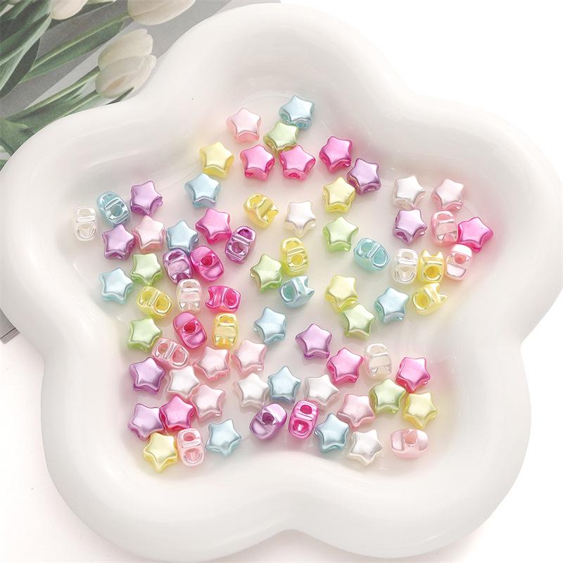 Акриловая перламутровая подвеска в виде звезды для сережек и браслетов своими руками