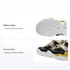 Li Ning Kids Low Top Светоотражающие спортивные противоскользящие амортизирующие прочные повседневные кроссовки Детские кроссовки Черный Желтый YKNS048-5
