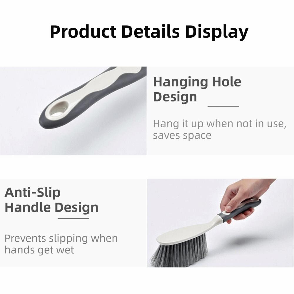 Handheld Mini Dustpan and Brush Set Flexible Handheld Sweeping Brush  Keyboard Cleaning