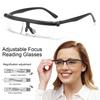 Focus Adjustable Glasses Dial Vision Myopia Presbyopia Reading Eyeglasses Lightweight Universal Near Far Sights Men Women Eyewear