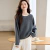 Srcr Women's 100% Wool Mock Two-Piece Knit Sweater