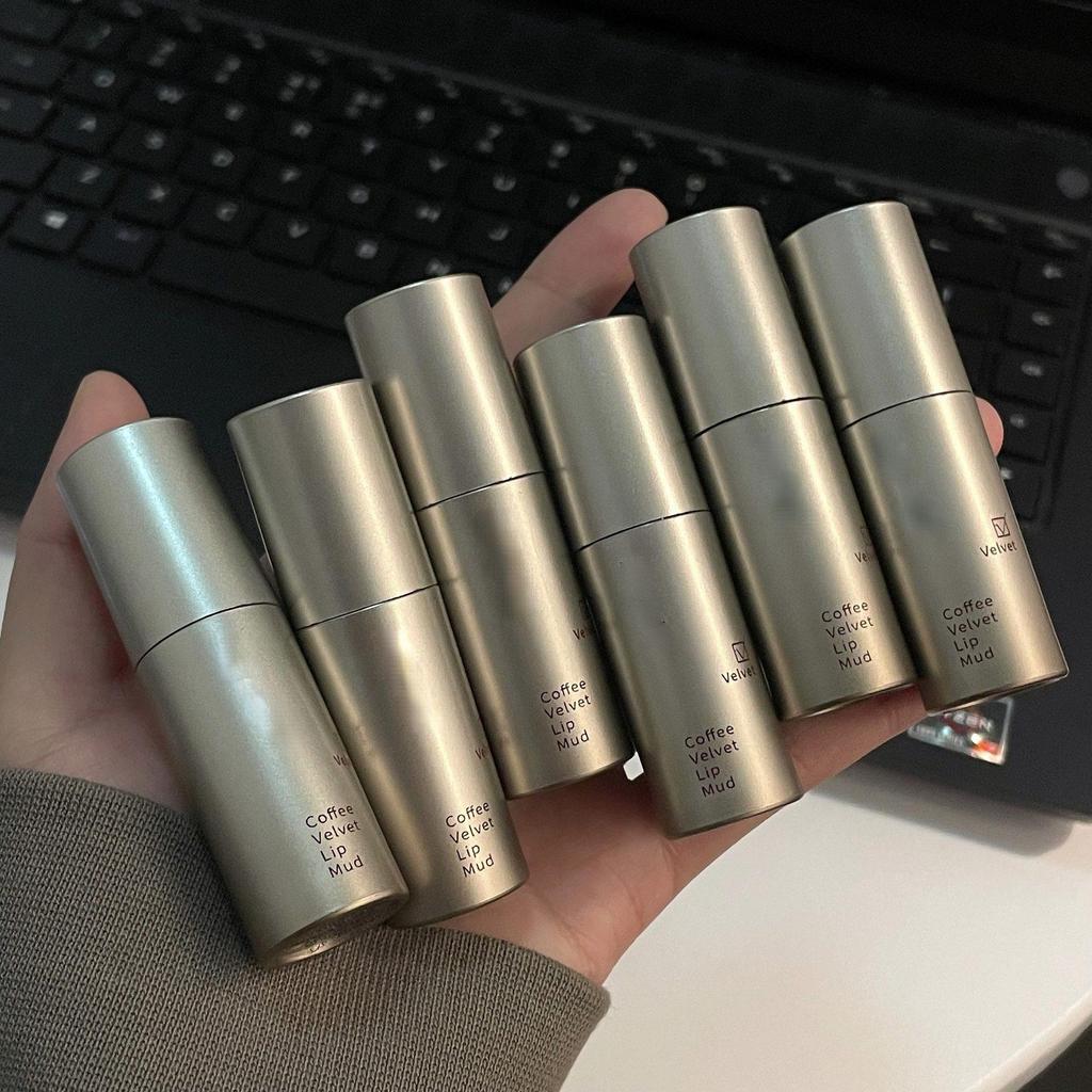 Серебряный тюбик, матовая бархатная помада, сексуальный красный, долговечный, водостойкий, гладкий блеск для губ, тонирующий антипригарный стаканчик, прочная красная помада
