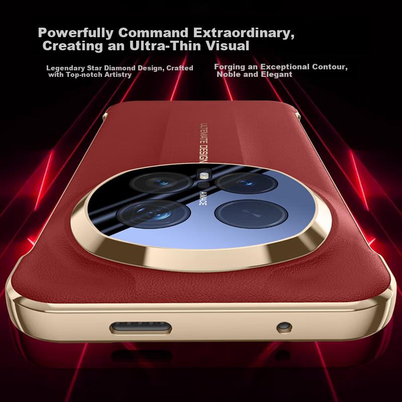 Built-in Lens FilmHonor Magic8 Pro Phone Case Magic8 Pro Full Lens Protection Shockproof Faux Leather Ultra-Thin Borderless Luxury Unisex New Model