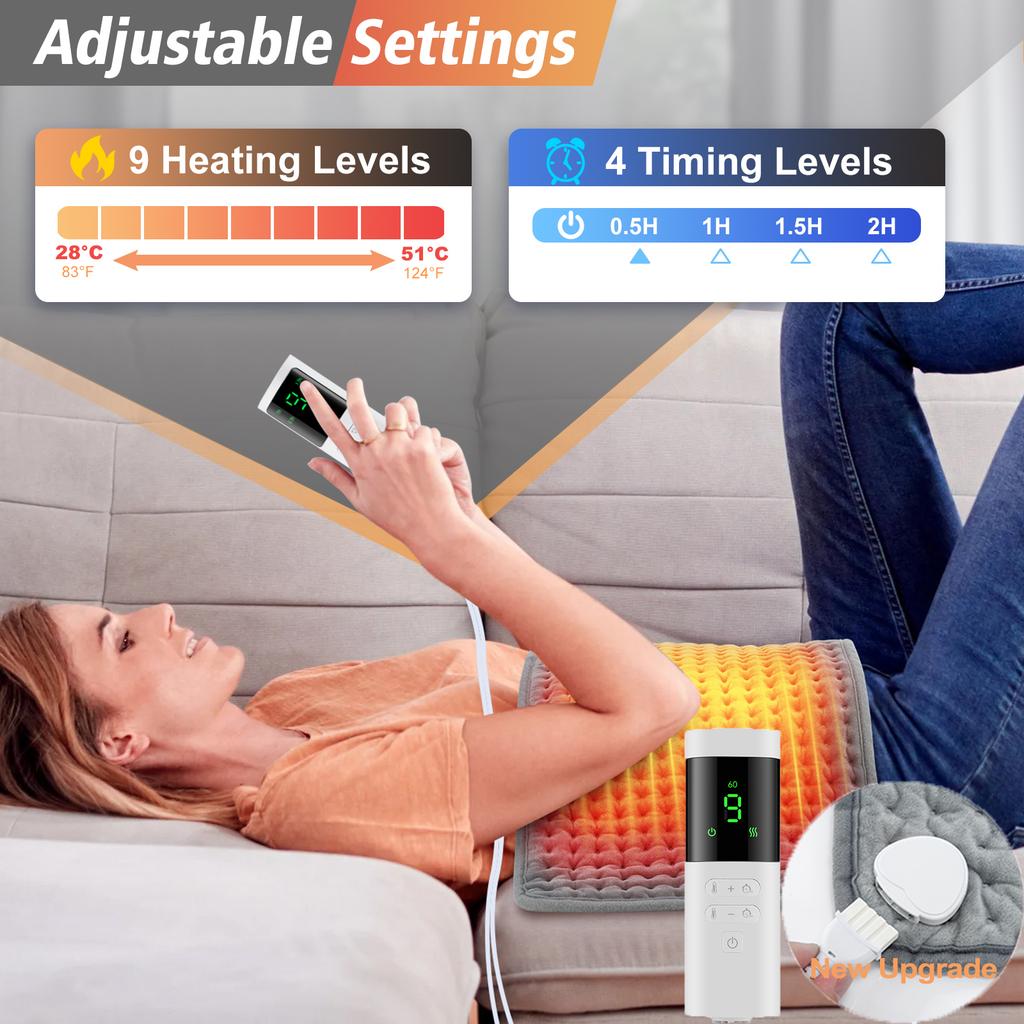 58*29 см электрическое одеяло с подогревом, подогреваемый коврик, электропростыня, подкладка для кровати, дивана, теплые зимние термоодеяла, теплее для домашнего использования