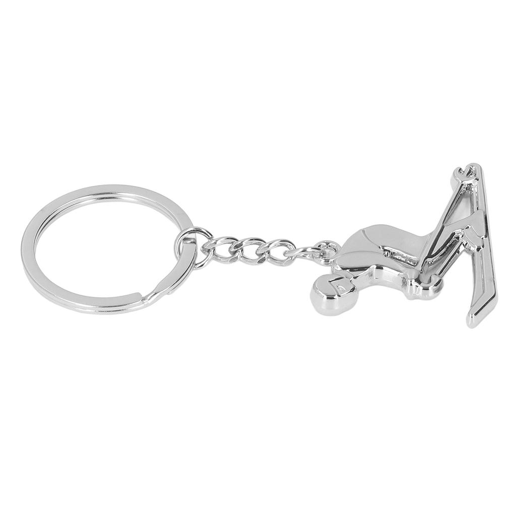 Metal Keychains Cute Shaped Fashionable Skiing Style Key Rings for Competition Souvenirs