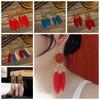Bohemia Style Bohemian Feather Dangle Earrings Ethnic Style Boho Drop Earrings Girl