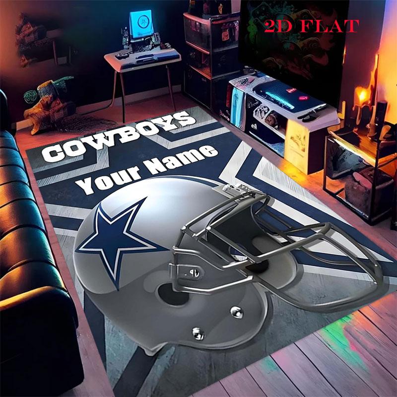 Custom Dallas Cowboys Carpet Rug for Living Room Bedroom Home Sofa Decoration,Kids play Nonslip Floor Mat