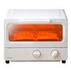 Toshiba Toaster Oven Toaster, 2 Pieces, Temperature Adjustment Function, Saucer Included, 15 Minute Timer, Milky White HTR-PZ3(W)
