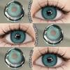 Eyeshare Gray Color Contact Lenses for Eyes Brown Eye Korean Colored Lenses Beautiful Pupil Eye Makeup Colorful Pink Lens 2pcs