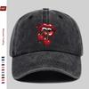 pc Fashionable and Creative Cherry Lip Design Trendy and Stylish Pattern Print Baseball Cap Trucker Sun Hat Comfortable and