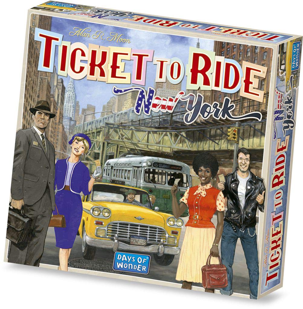 Hobby Japan Ticket To New York Multilingual Edition Ages 8 and Board Game Ride (For 2-4 Players, 10-15 Minutes, Up)