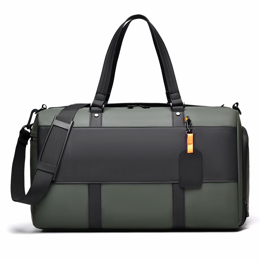 Fashionable and Casual Men's Large Capacity Portable Travel Bag Dry and Wet Separation Gym Bag with Shoes and Warehouse Luggage Bag