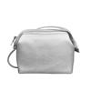 Сумка через плечо Gisele, Маленькая, Легкая, Crossbody, Мини-сумка на плечо, Регулируемая длина, Широкое дно, Простая, Плетеная плечевая лямка, Женская (Серебряный)