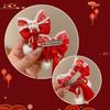 Plush Children Red Bow Hairpin Cat Ears Hanfu Hair Sticks All-match Ancient Style Hairpin  Girls