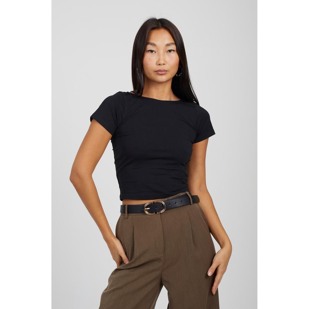 BRAVE SOUL Женская/дамская футболка Pixie Fitted Scoop