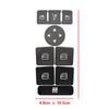For Mercedes Benz CLA CLS GLA GLK G W463 C117 W218 X156 X204 Car Door Armrest Window Lift Switch Button Repair Sticker