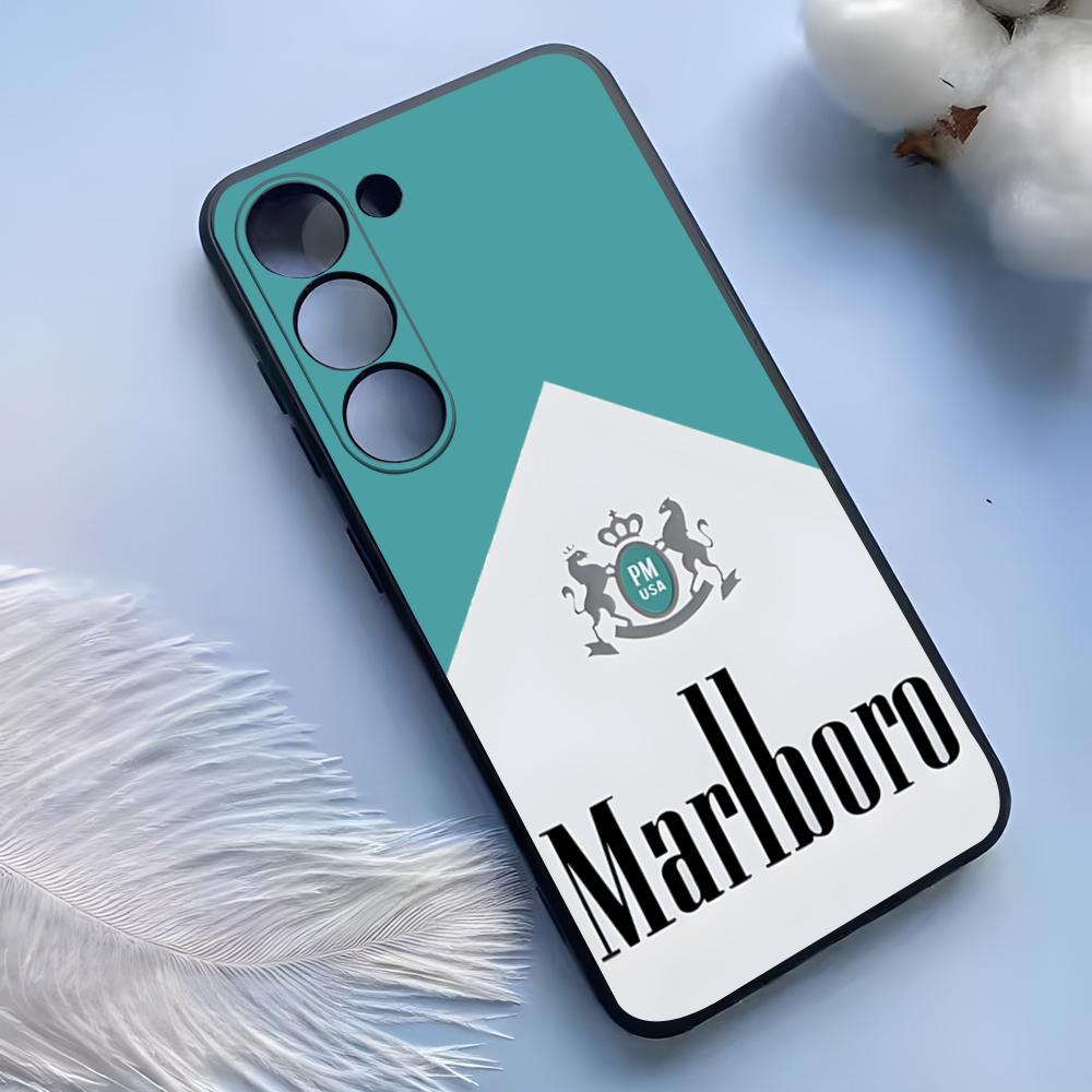Чехол для телефона Cigarette-M-Marlboross для Samsung S25 Ultra S24 S23 S22 S21 S20 Plus Fe Galaxy A54 A53 A34 A25 Силиконовый чехол