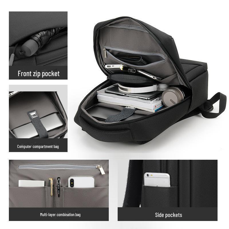 Мужской водонепроницаемый рюкзак большой вместимости для деловых поездок