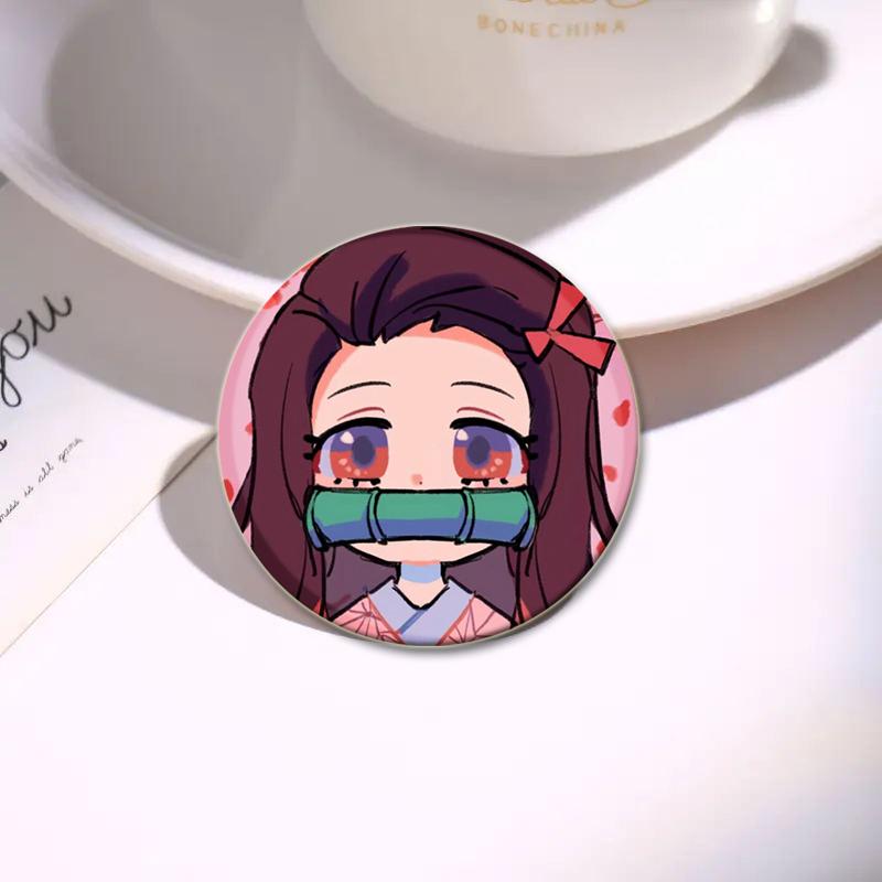 32/44/58 мм мультяшные броши ручной работы «Убийца демонов» Камадо Тандзиро/Хашибира Иносукэ, булавка Кочоу Синобу/Камадо Незуко Цуюри Канао, значок