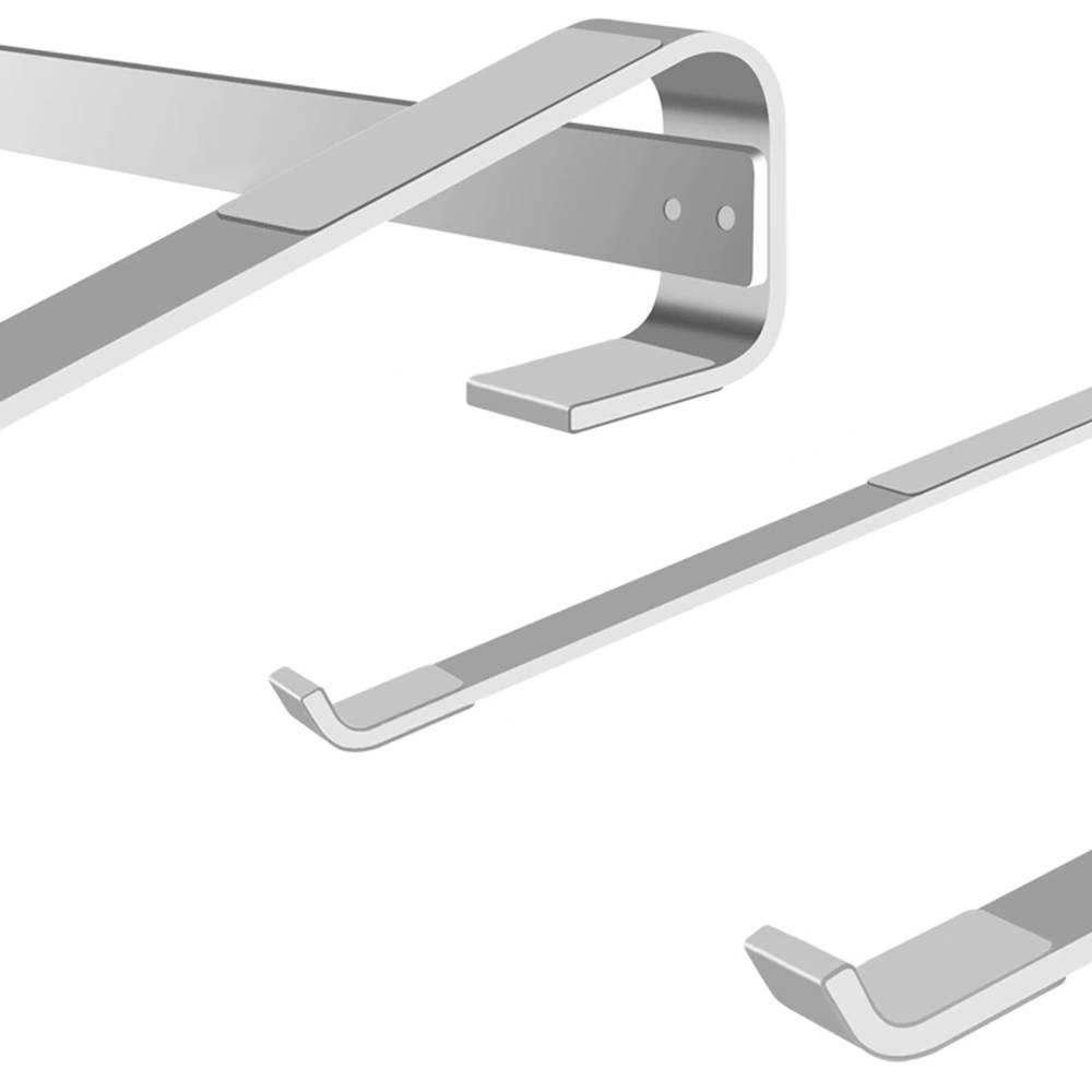 Aluminum stand for tablet and laptop up to 18" Simple S1 (Black)