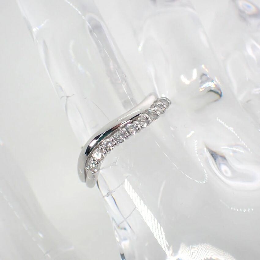 [Б/у] Кольцо с бриллиантом K18WG/Нет. 13/г431-63