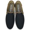 Кроссовки-сабо Clog Loafers Mesh Cushioning Breathable [Liberto Edwin] Slip-on Men's (Черный/коричневый, 26,5 см)