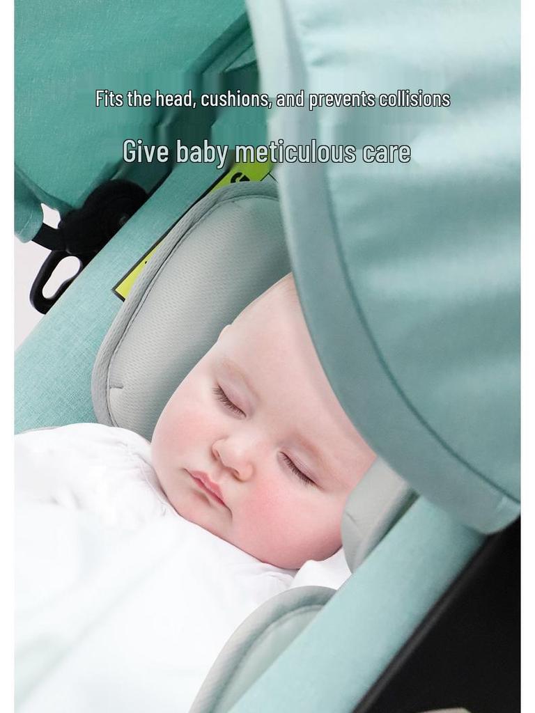 Universal Baby Stroller & Car Seat Cushion Set: Newborn Carrycot Protective Pad with Lumbar Support