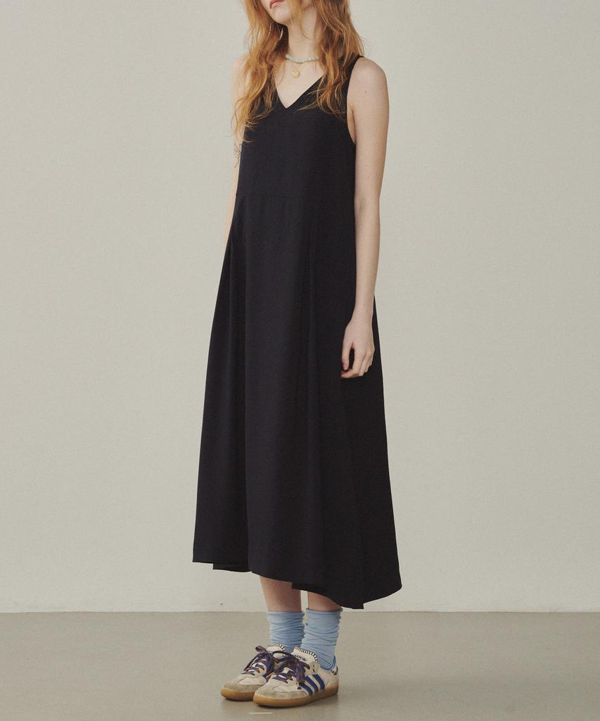 Melly And Rose Flare Long Dress (315300)_Navy