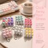 Foods Clicker Anti-stress Toy Pendant Stress Relief Finger Keyboard Cap  Children Adults
