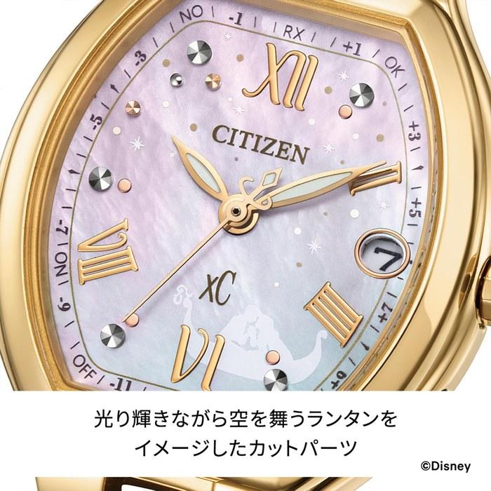 [CITIZEN] xC Коллекция Disney ES9363-50N (Радиочасы/Водонепроницаемые/Перламутр) Женские часы Eco-Drive Solar Gold