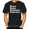 BEARS BEETS BATTLESTAR Office Dwight Schrute Dunder Mifflin T-Shirt SIZES S-5X Male Brand Teeshirt Men Summer Cotton T Shirt