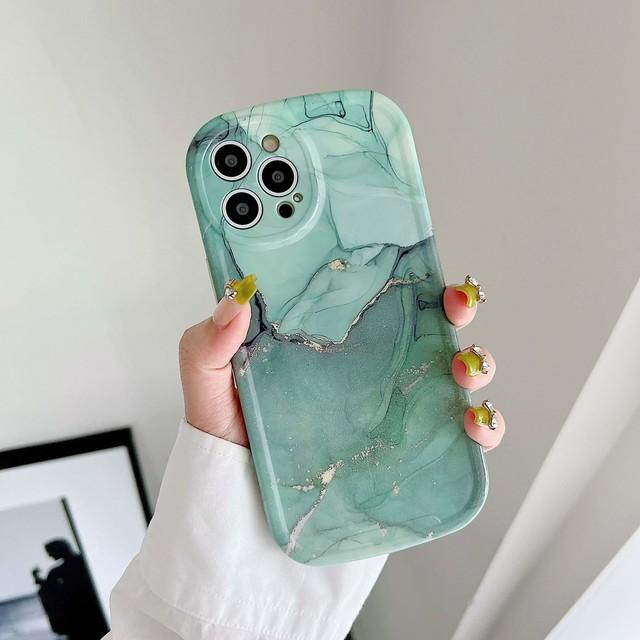 Imd Marble Ins красный фиолетовый чехол для телефона для Iphone 11 12 Pro Max Xr 13 Promax Xsmax X силиконовый мягкий противоударный чехол для задней панели