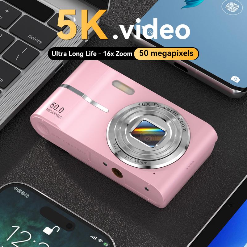 Optical Lens HD Digital Camera With 32G Card 16x Zoom Built-In Flash Video Cameras Birthday Gifts For Adults Children And Kids