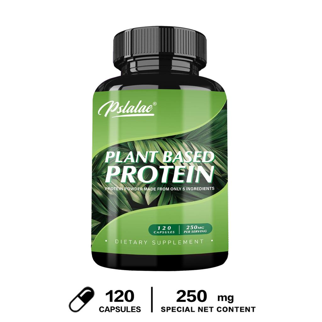 Plant protein capsules, aid digestion, 3080 mg, antioxidant, vitamins, suitable for both men and women.