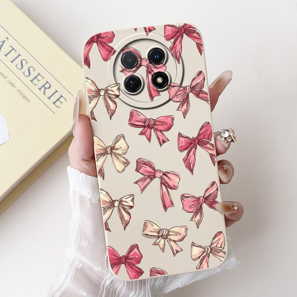 For Realme 12 5G Case For Realme 12X 5G Cover RMX3998 Luxury Fashion Flowers Kawaii Girl Cute Cat Shockproof Phone Case Funda