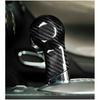 1x Glossy Carbon Fiber Car Inner Gear Shift Knob Handle Cover For Camaro 2012