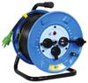 Nichido NPW-E23 Rainproof Electrician's Drum, 20m with Grounding