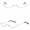Glasses Lens Photography Decoration Oval Glasses Frame Half Frames Glasses Frame Spectacle Frames