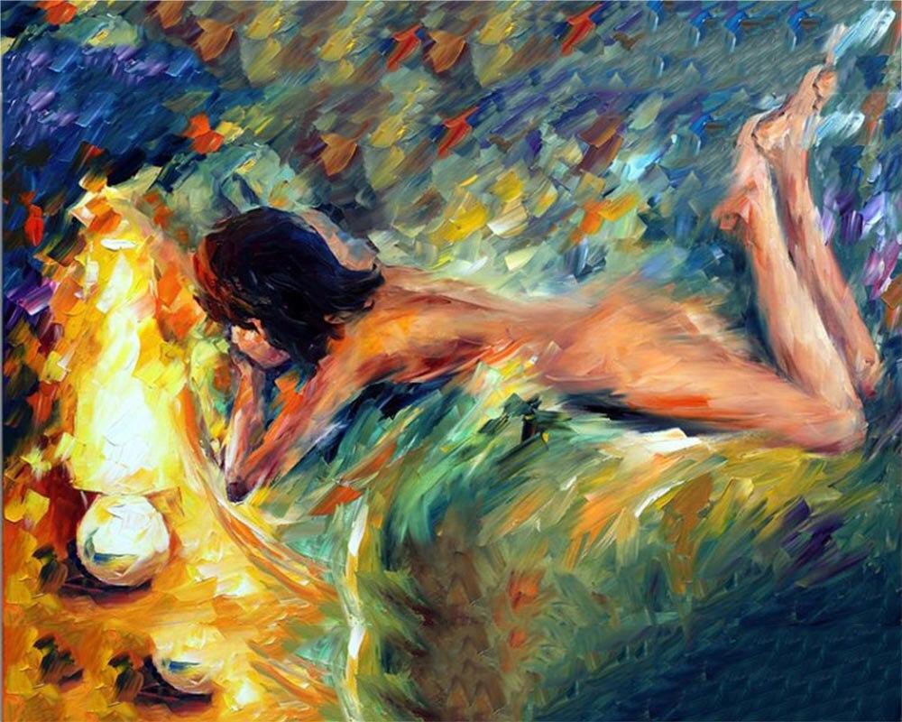 5D Алмазная вышивка Сексуальная полная круглая Алмазная мозаика Рукоделие DIY Вышивка крестиком Алмазная картина Обнаженная сексуальная пара танцор