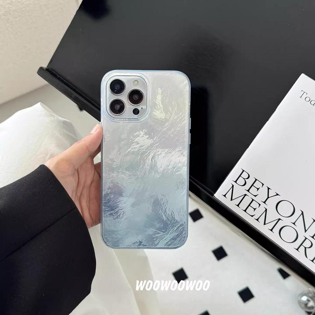 Tin Foil Pattern Simple Applicable To Apple 16promax Phone Case IPhone 15 All Inclusive 14 13 Couples