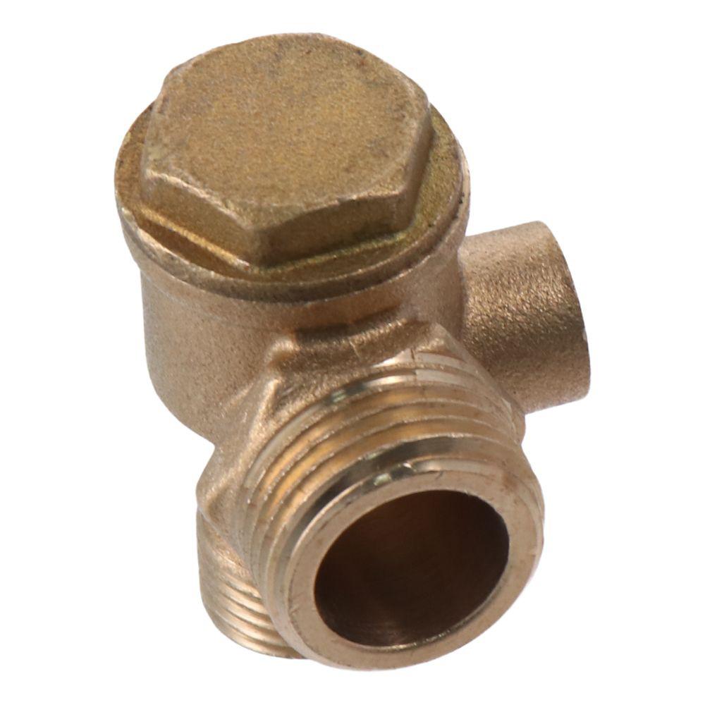 Male Threaded Check Valve Air Compressor Valve The Old or Broken Check Valve of Air Compressor.