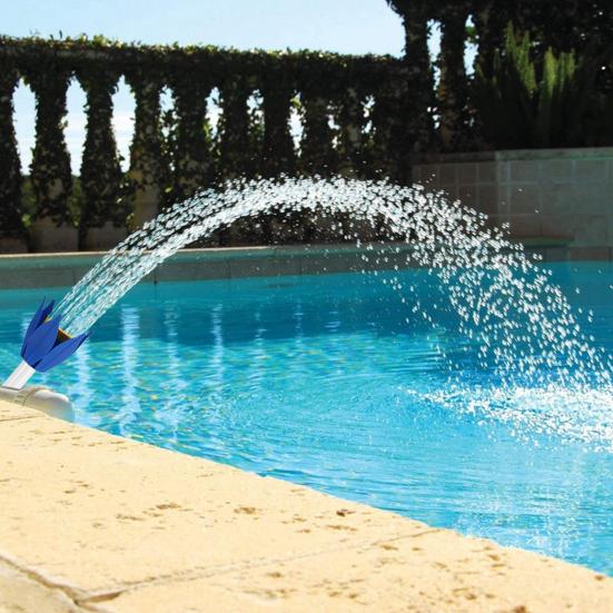 Pool Flower Waterfall Fountain Adjustable Outdoor Above-ground In-ground Swimming Pool Sprinkler Spray Device Pool Accessories