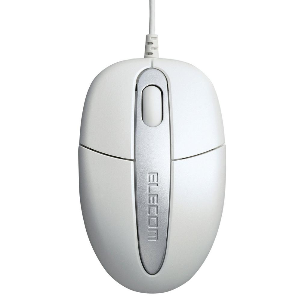 ELECOM Optical USB EU RoHS Simple Packaging Mouse, Connection, Compliant, White, M-M1URWH/RS (2007 Model),